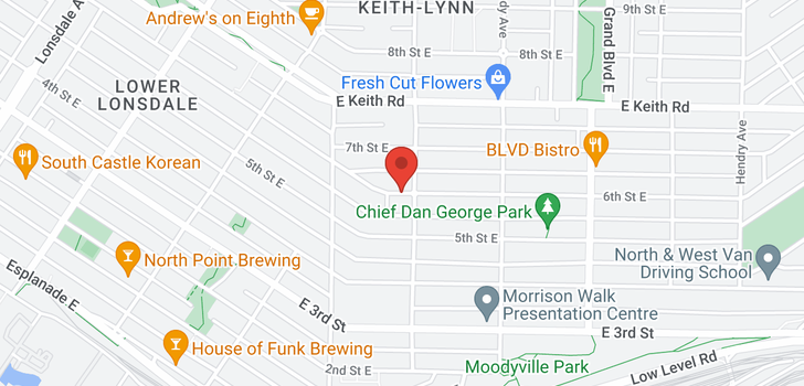 map of 451 EAST 6TH STREET